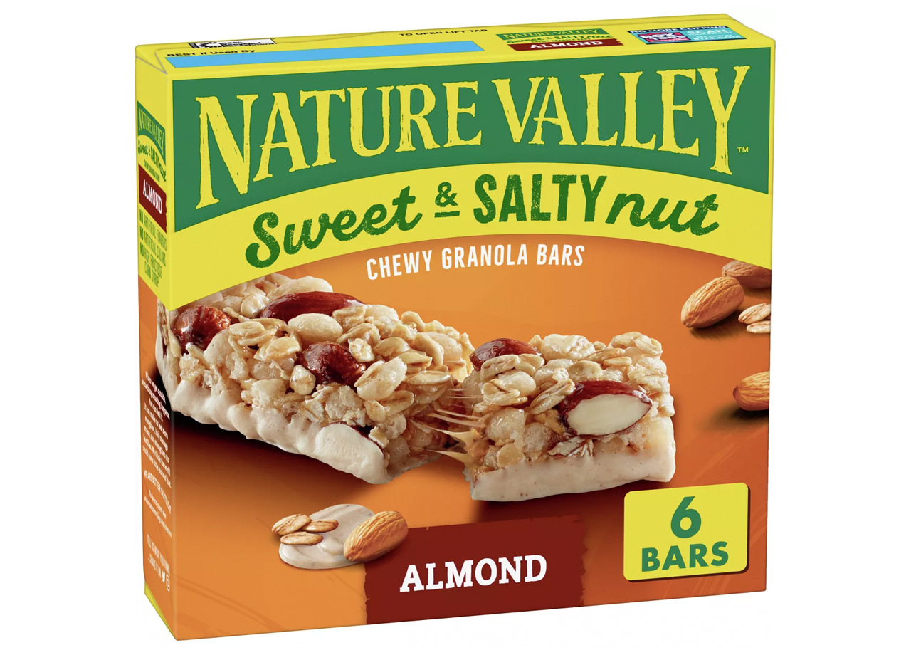 nature valley sweet and salty nut almond granola bars