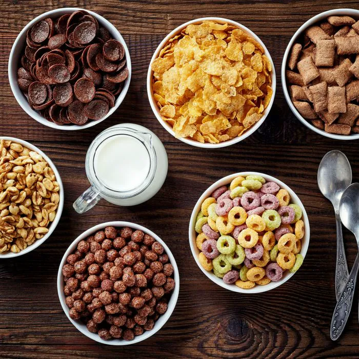 sugary cereals