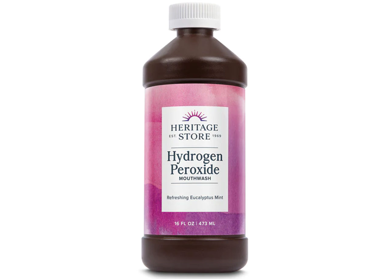 heritage store hydrogen peroxide mouthwash