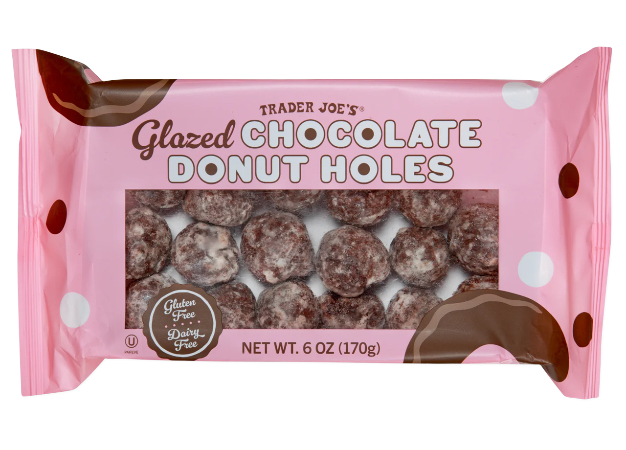 glazed chocolate donut holes