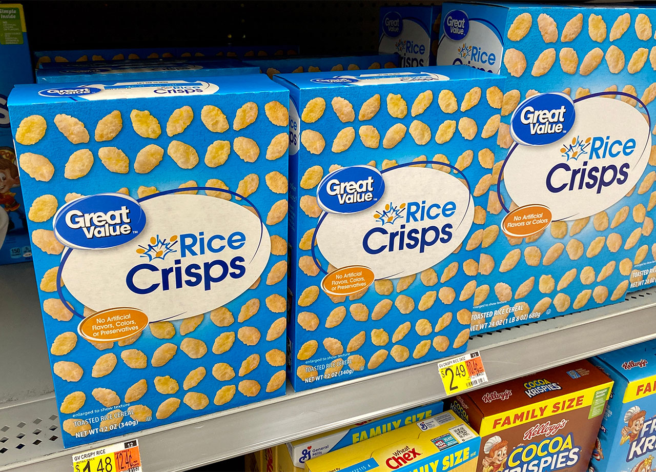 great value rice crisps