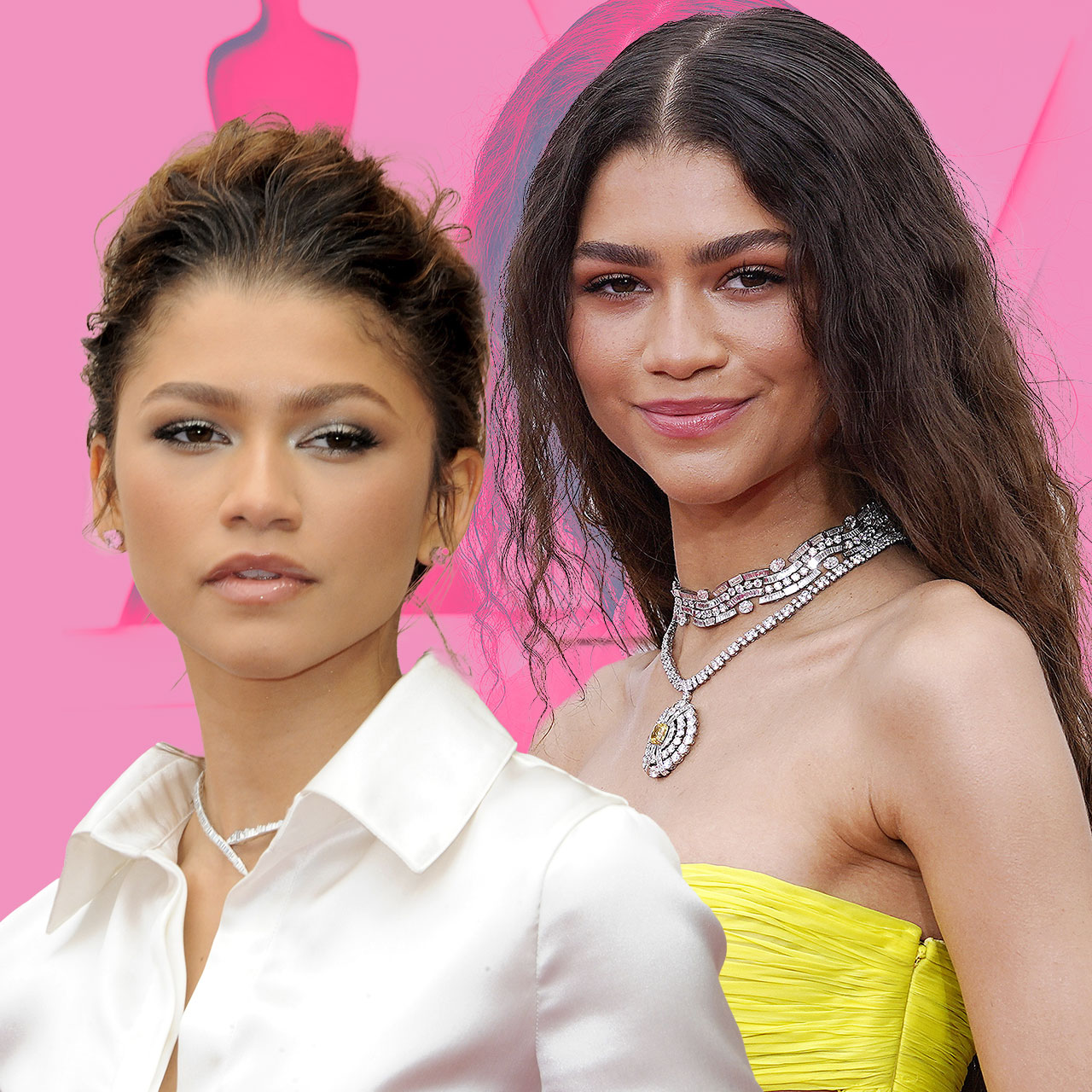 Zendaya Shows Off Toned Abs In Bandeau Bra Top & Low Rise Skirt