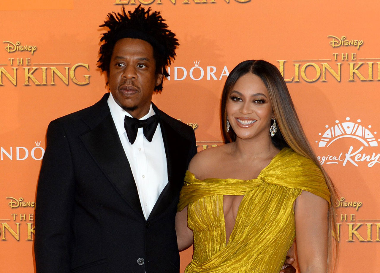 Beyonce and Jay-Z The Lion King premiere