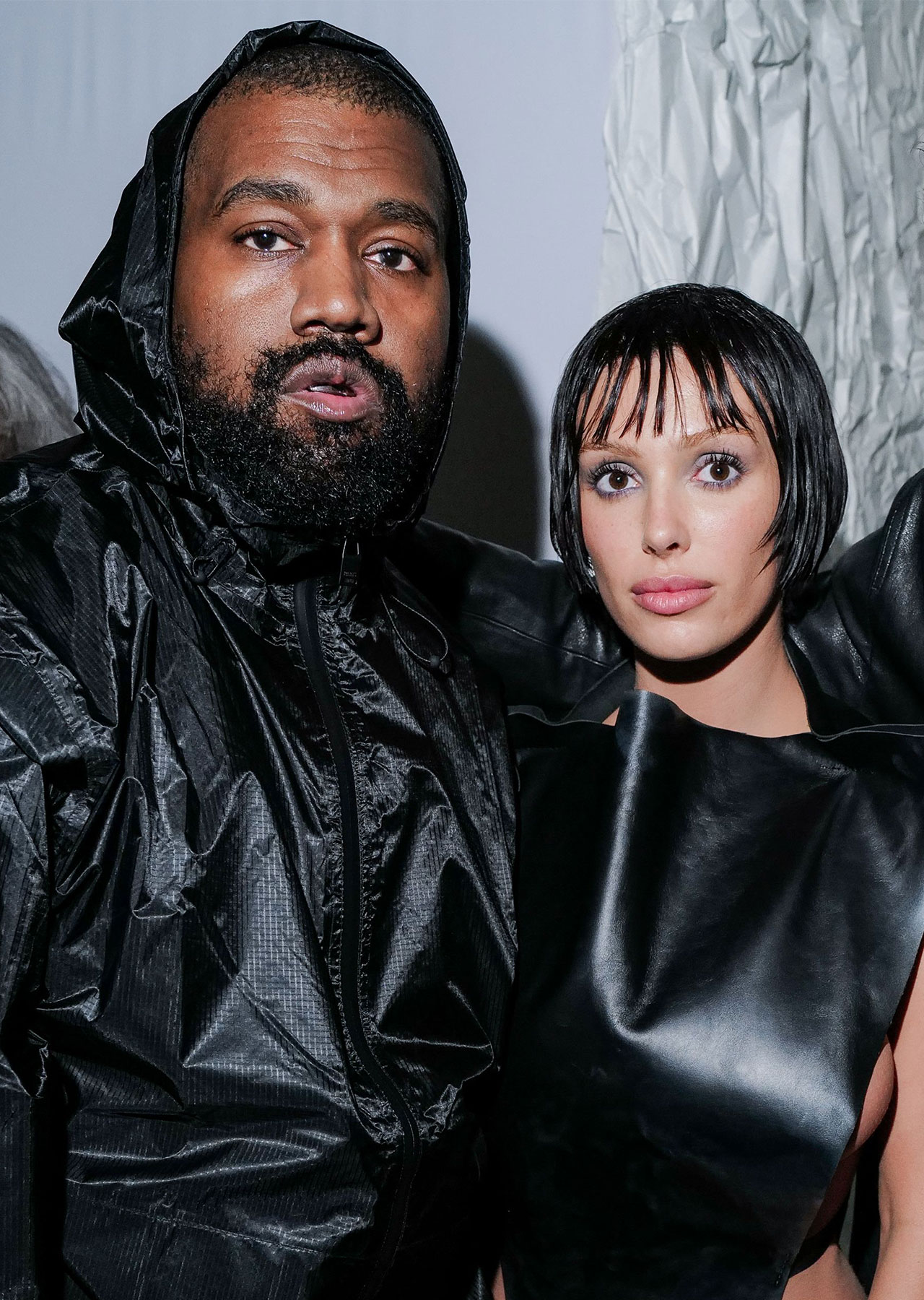 Kanye West and Bianca Censori Marni FW 2024 show in Milan