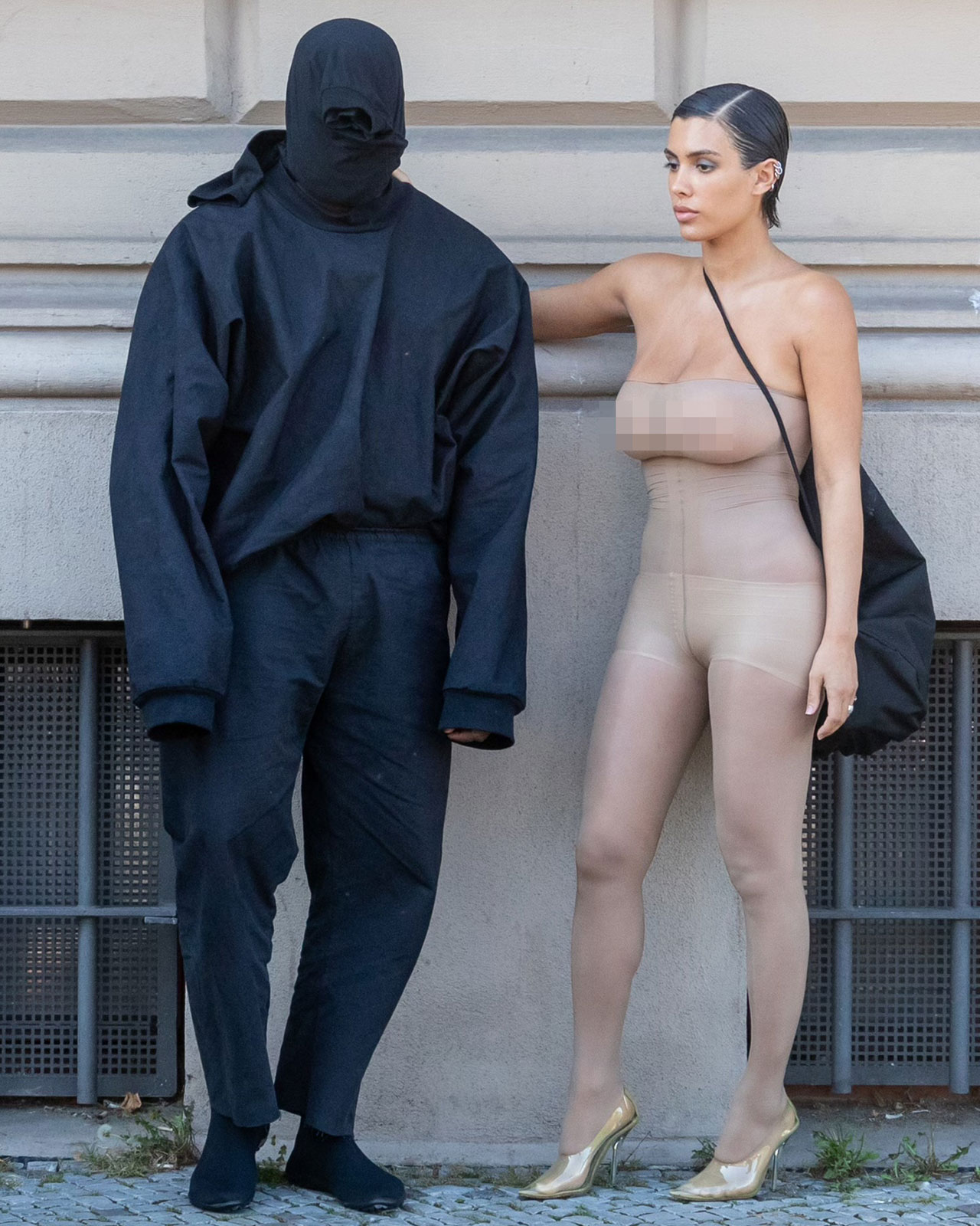 Kanye West and Bianca Censori in Berlin
