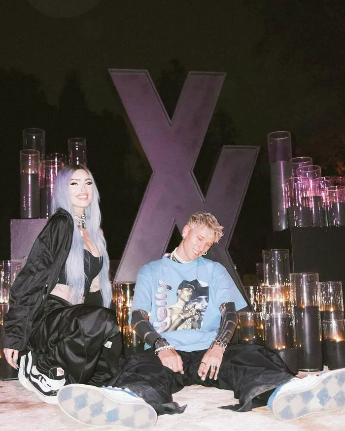 Megan Fox at Machine Gun Kelly's 34th birthday party