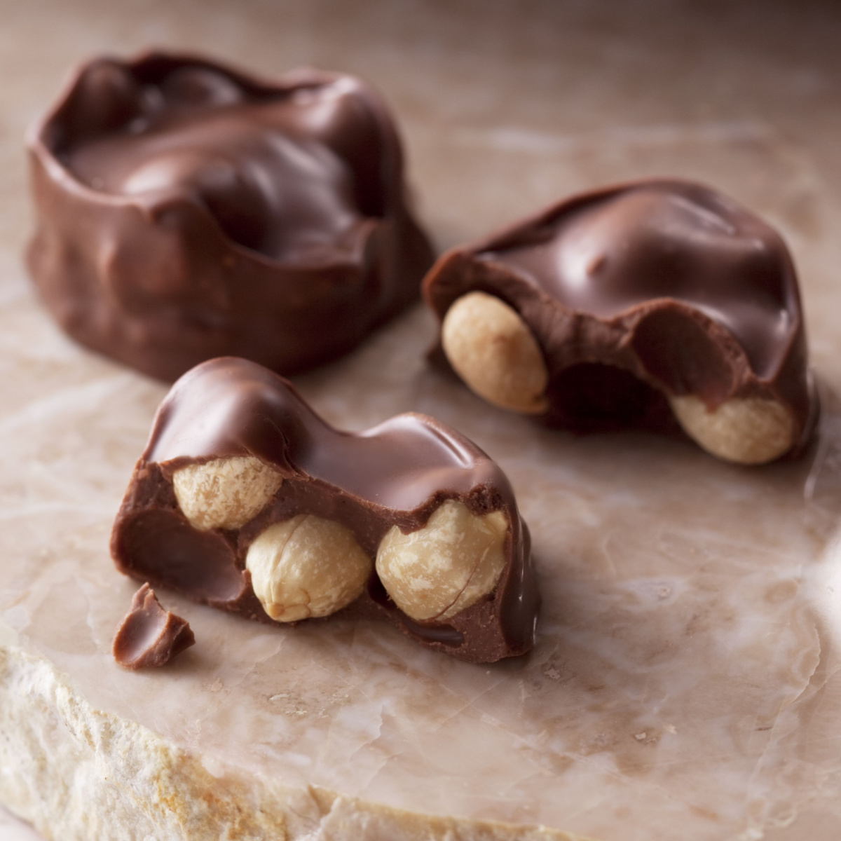 dark chocolate covered nuts
