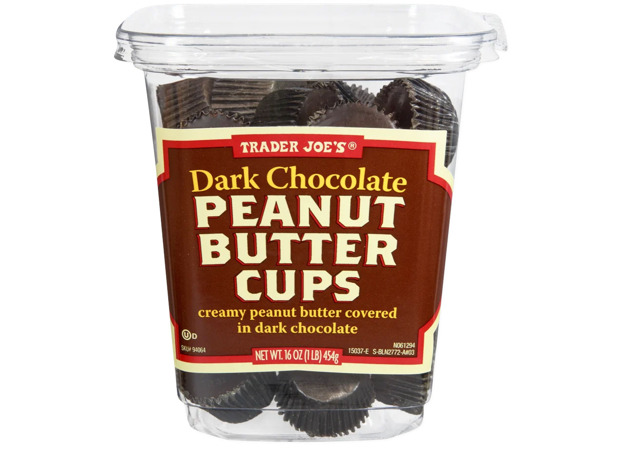 trader joes dark chocolate peanut butter cups