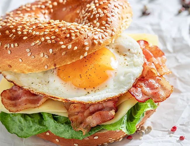 high sodium breakfast sandwich