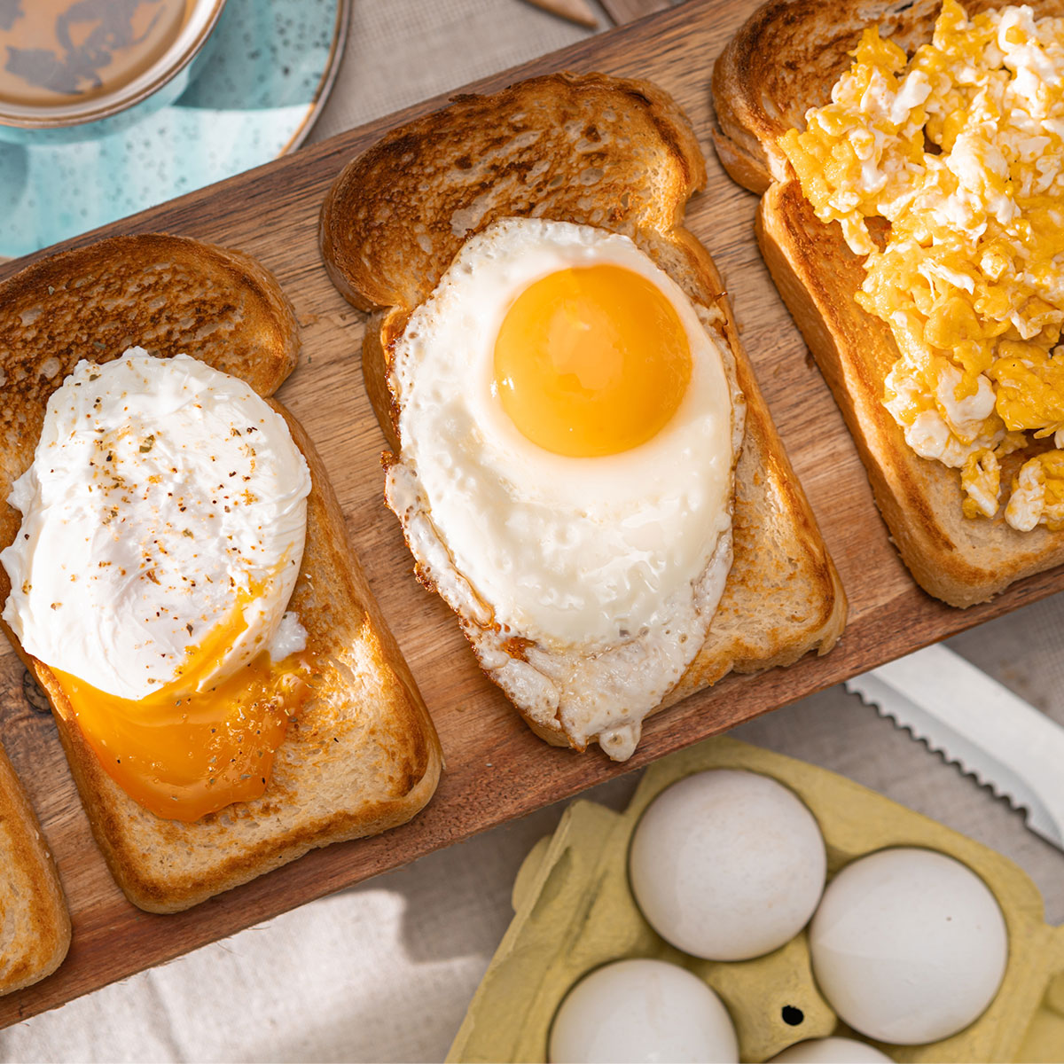 eggs on toast