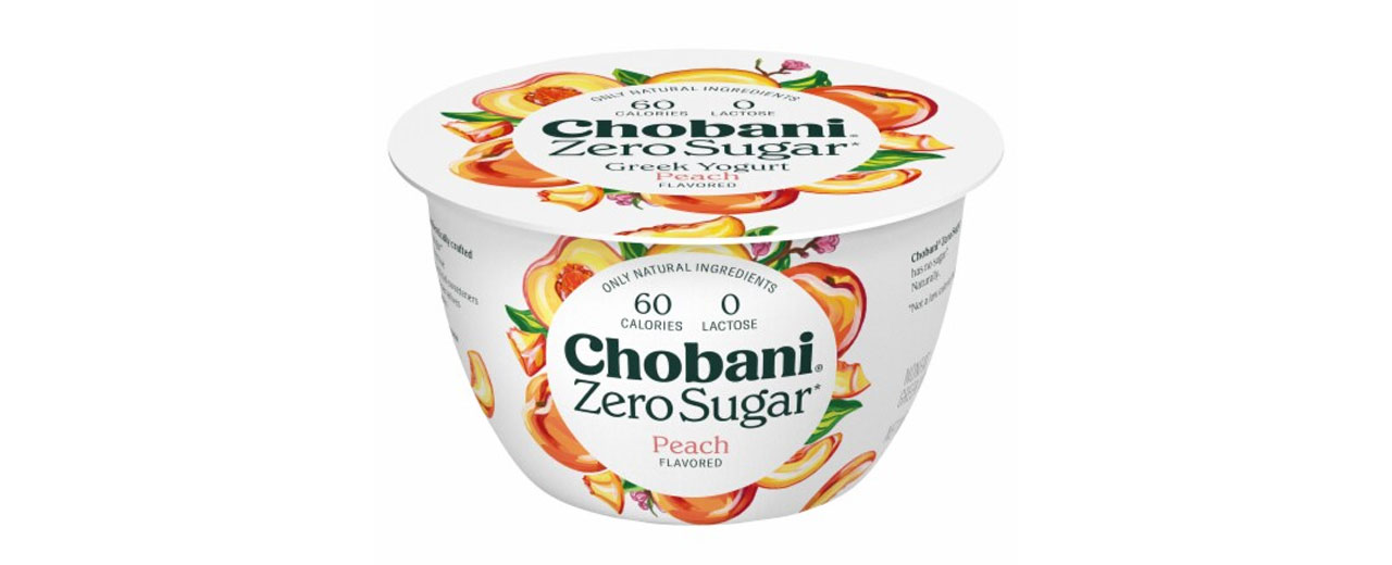 chobani zero sugar peach