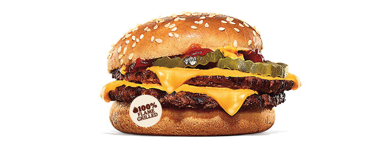 burger king double cheeseburger