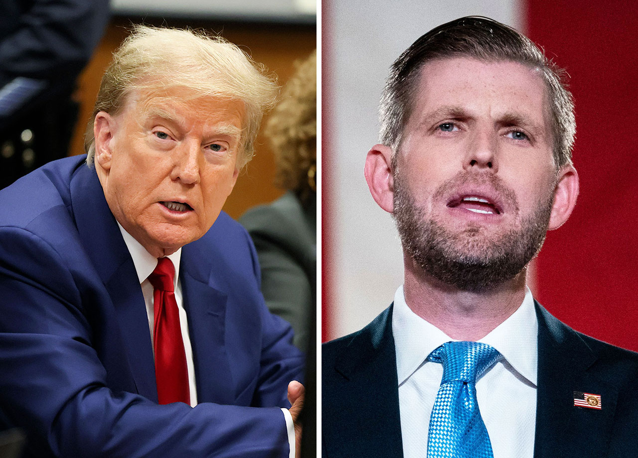 Donald Trump and Eric Trump
