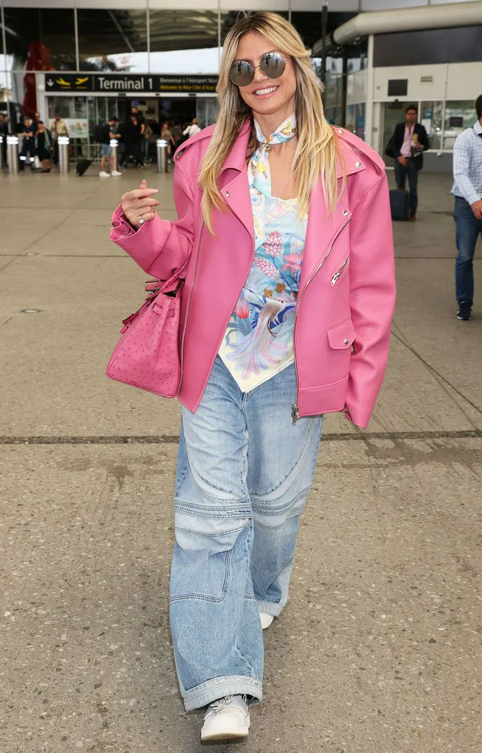 heidi klum cannes film festival arrival