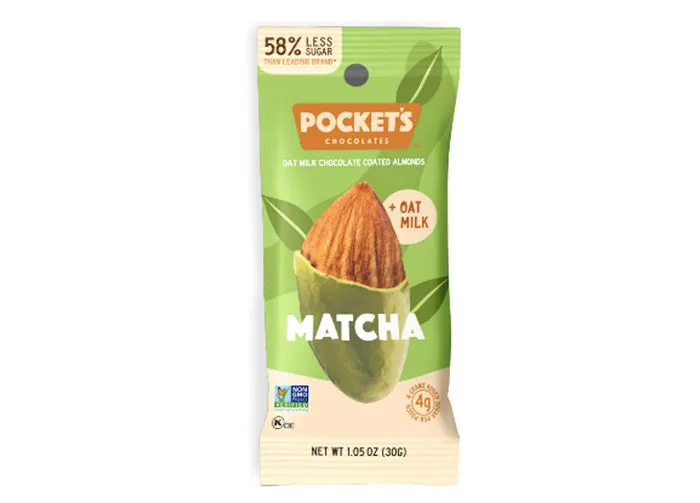 costco matcha oat milk chocolate covered almonds