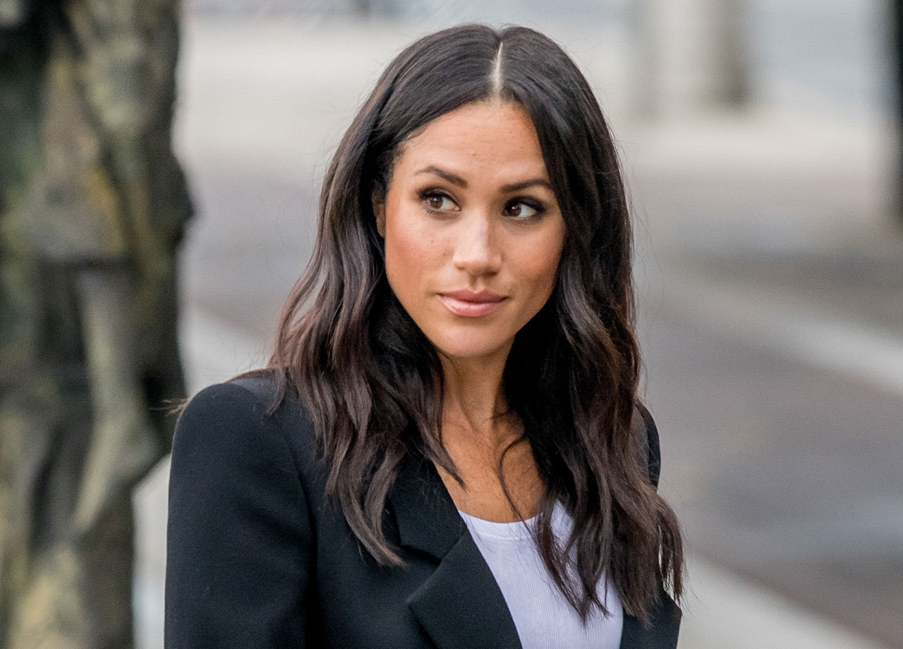 Meghan Markle in a black blazer