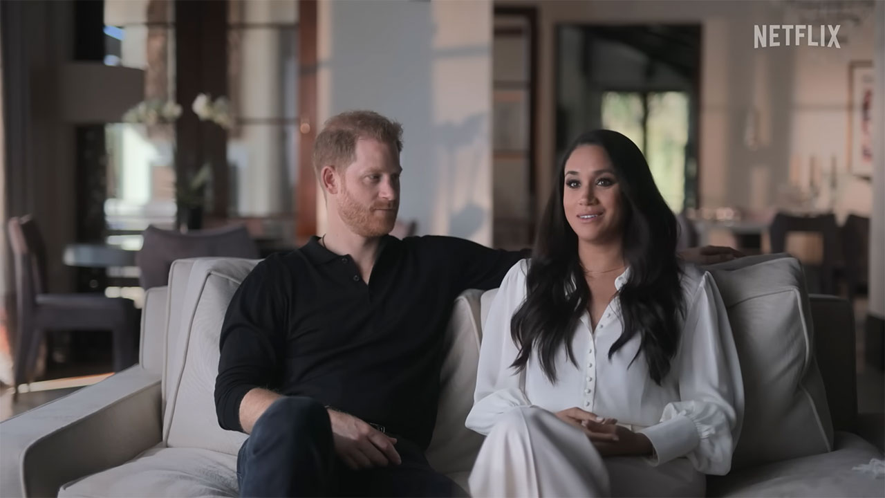 Prince Harry and Meghan Markle talking about their first date