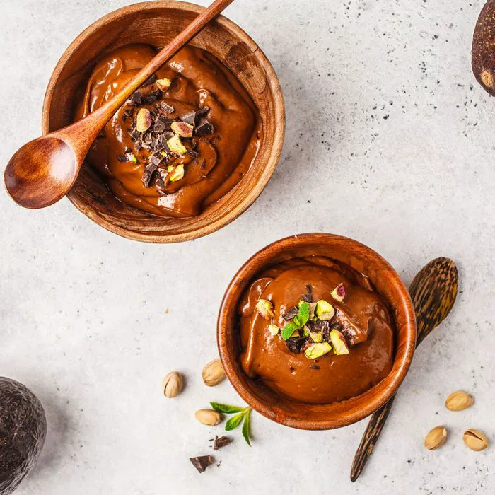 avocado and cocoa mousse