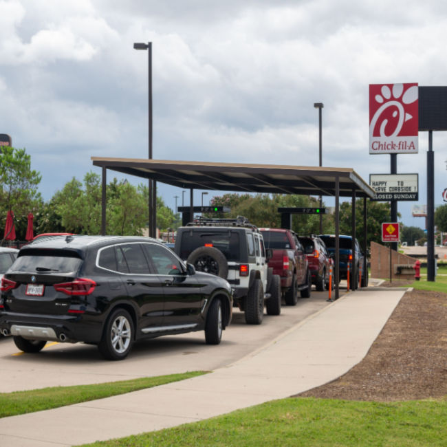 chick fil a drive thru