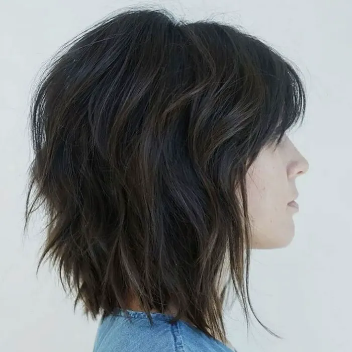 choppy shag hairstyle by anhcotran