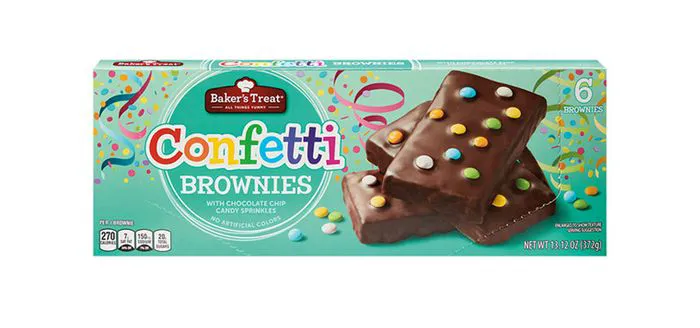 confetti brownies