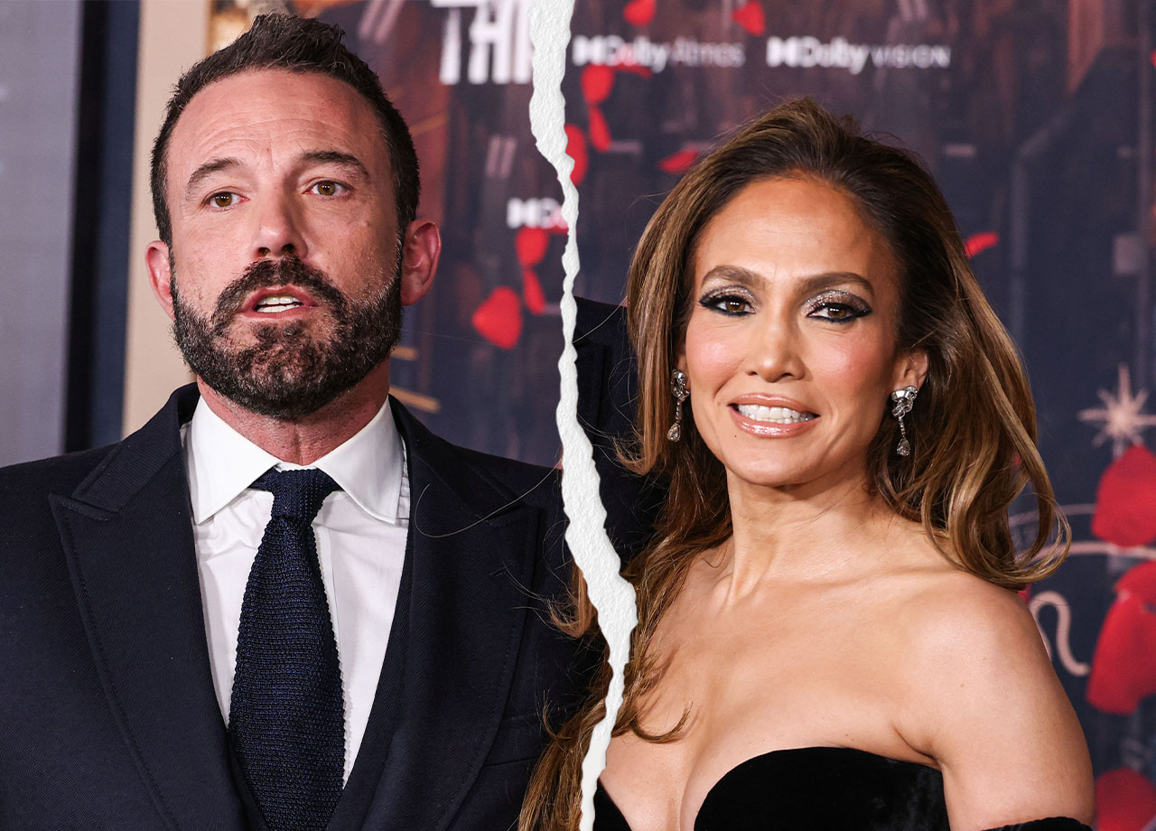 Ben Affleck and Jennifer Lopez ripped photo