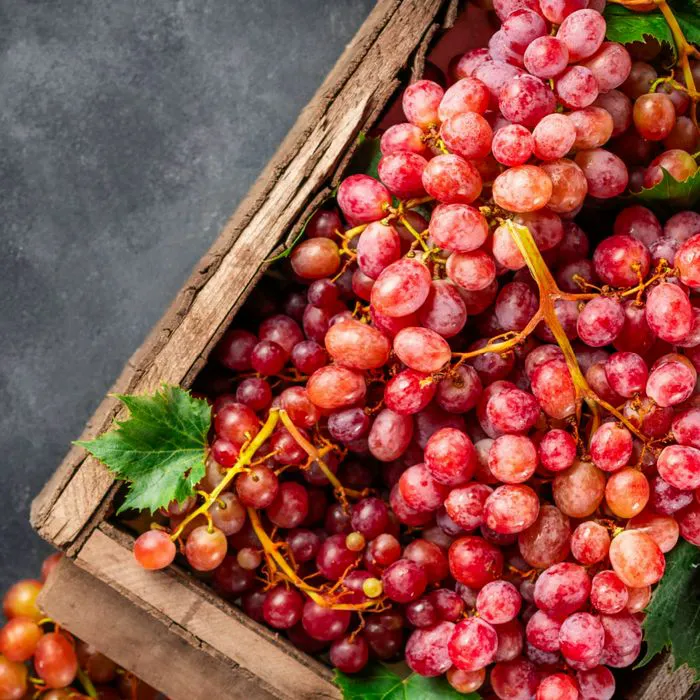 red grapes
