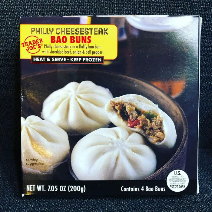 trader joes philly cheesesteak bao buns