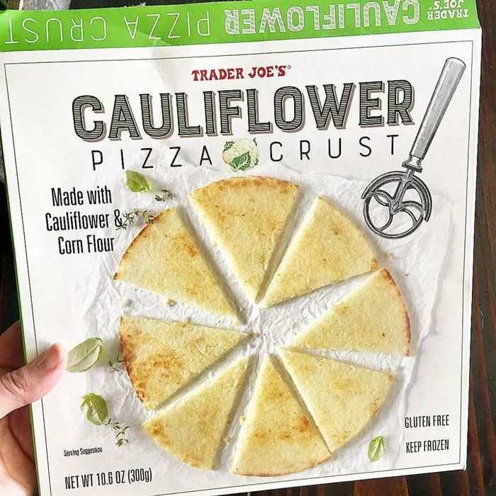 trader joes cauliflower pizza crust