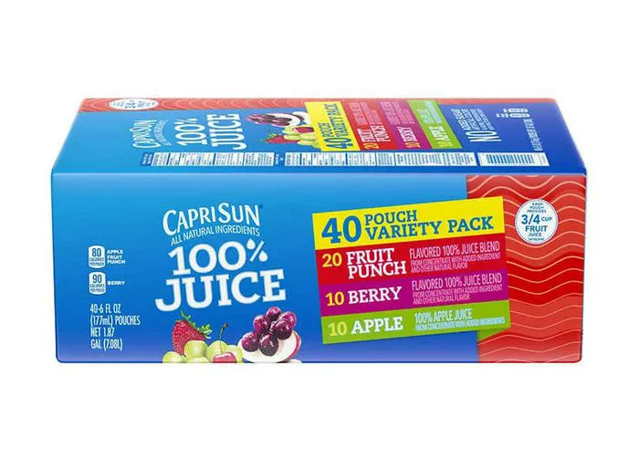 capri sun juice pouches