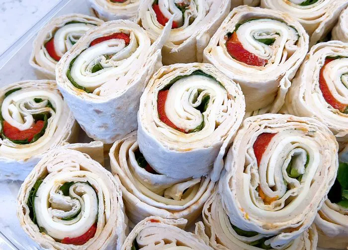grab and go pinwheel sandwich platters