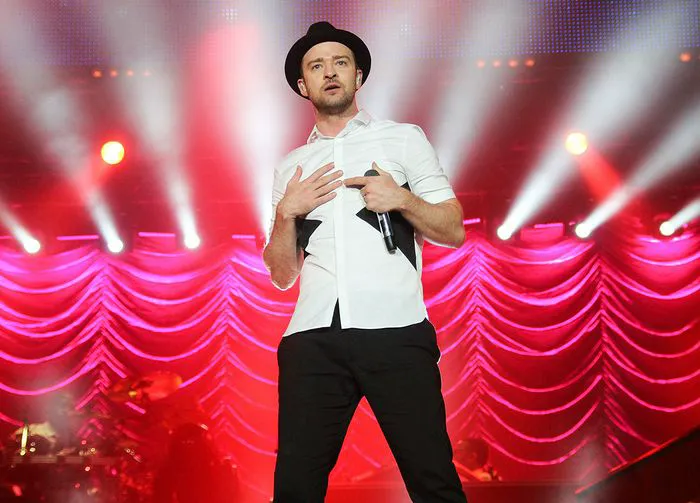 Justin Timberlake performing Rock in Rio Festival