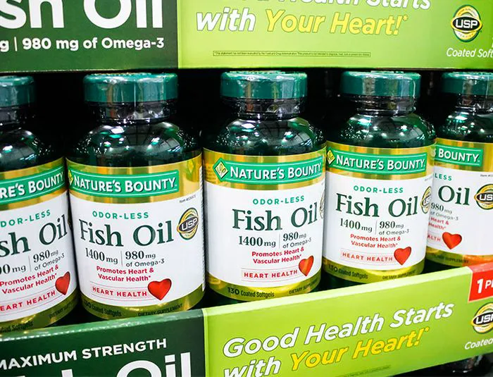 Nature's Bounty fish oil supplements for better health.