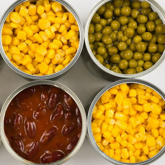 canned vegetables