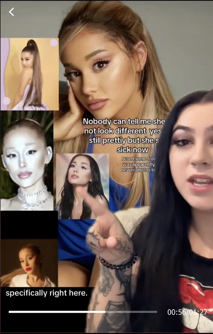 tiktoker ariana grande health