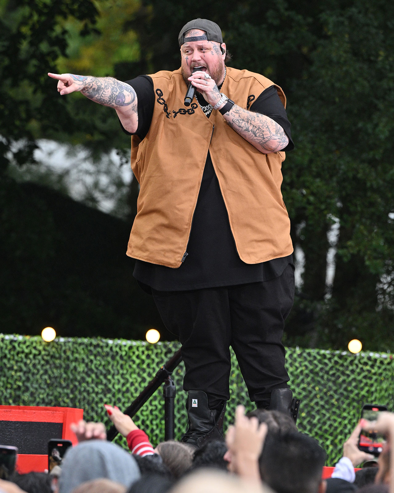 Jelly Roll performing on stage