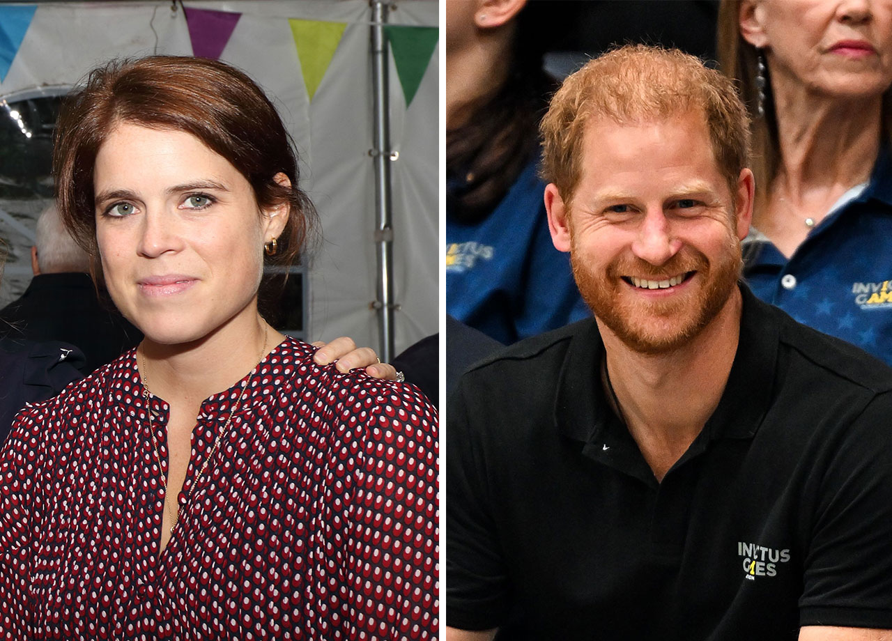 Princess Eugenie with Prince Harry