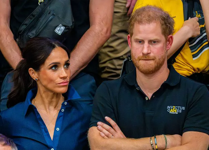 Disappointed Prince Harry and Meghan Markle at the Invictus Games.