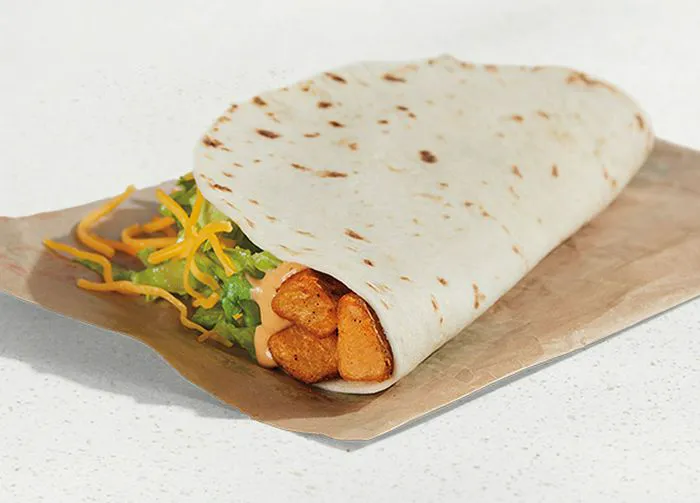 taco bell spicy potato soft taco