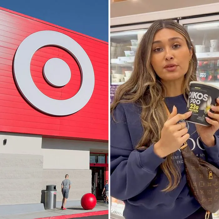 Target storefront with TikToker LowCarbLove featured.