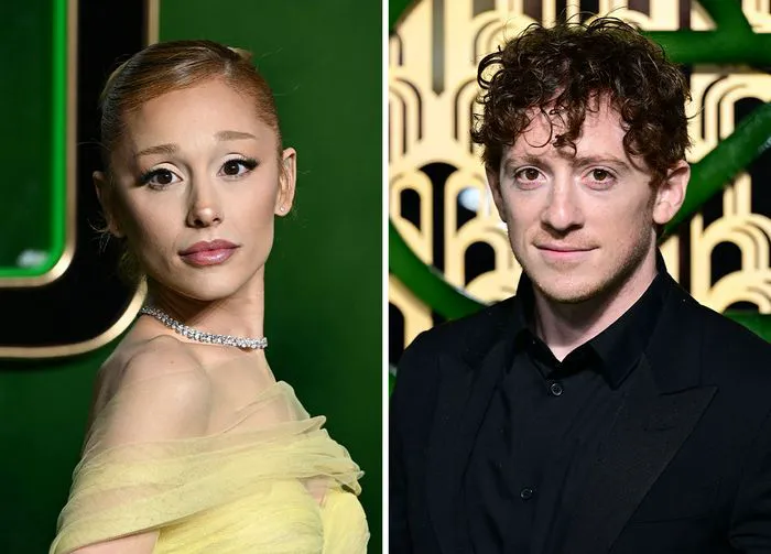 Ariana Grande and Ethan Slater