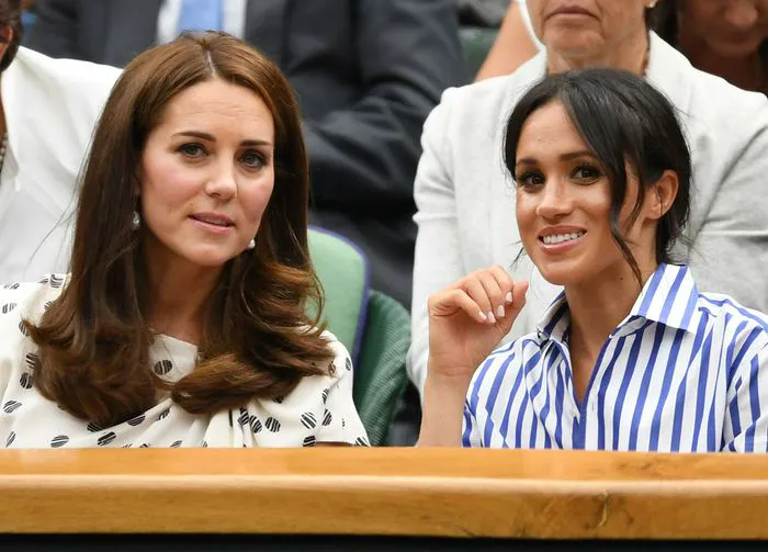 Meghan Markle Kate Middleton Wimbledon