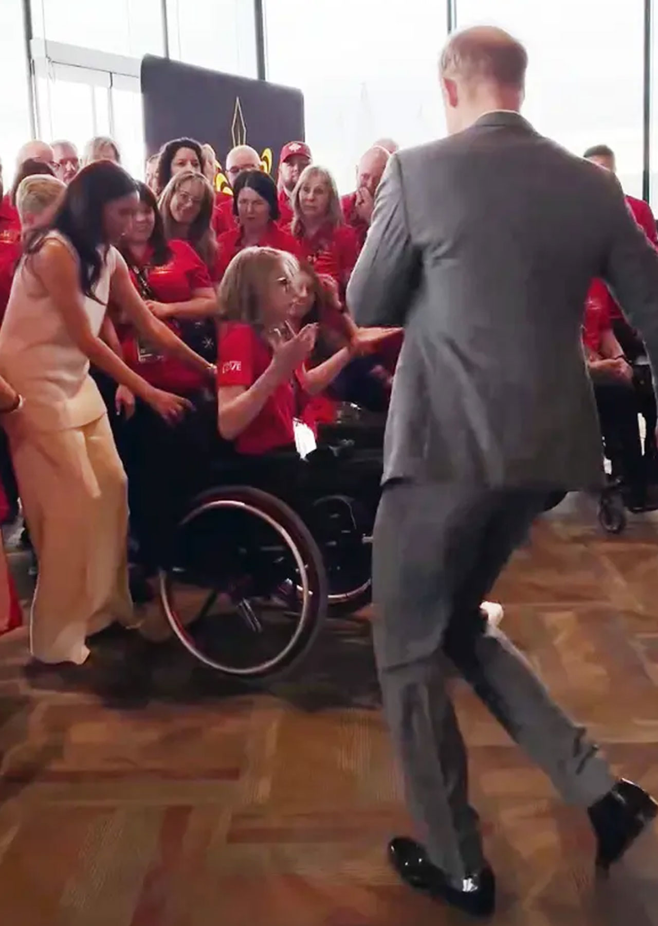 prince harry dancing