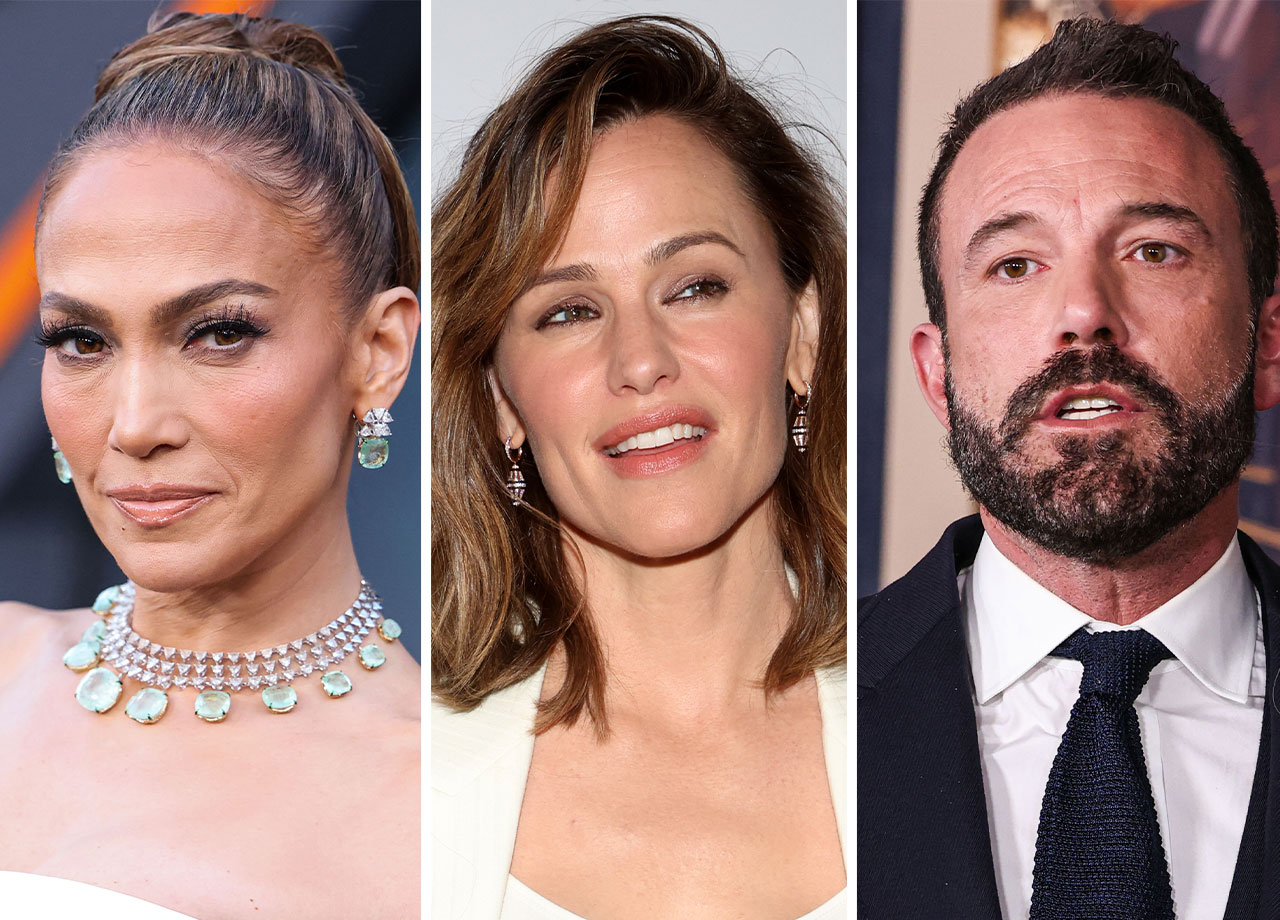 Jennifer Garner with Ben Affleck and Jennifer Lopez