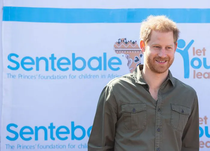 Prince Harry promoting Sentebale 2019