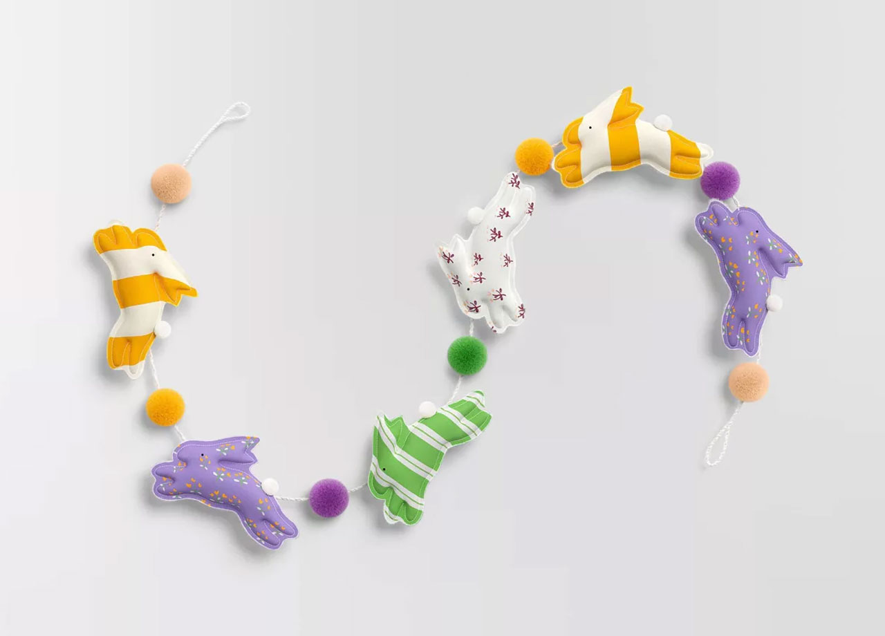 Target bunny garland
