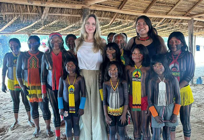 Angelina Jolie in Brazil
