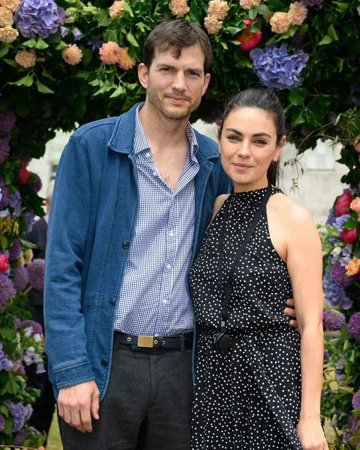 Ashton Kutcher and Mila Kunis at Goodwood Festival 2024