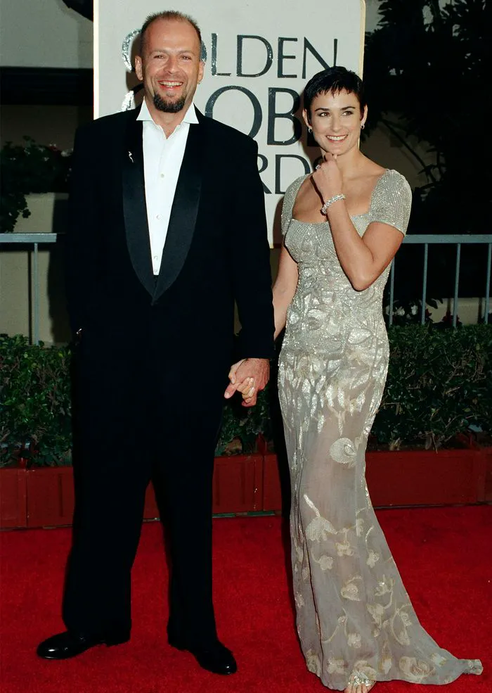 demi Moore and Bruce willis