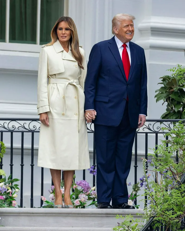 Donald Trump and Melania Trump Easter 2025 White House